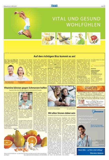 Wochen-Kurier 11/2018 - Lokalzeitung für Weiterstadt und Büttelborn