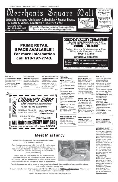 Lehigh Valley Trader March 15-April 4, 2018 issue