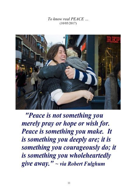 Practical Tips for Peaceful Living - Vol VI (Oct 17 thru Jan 18)