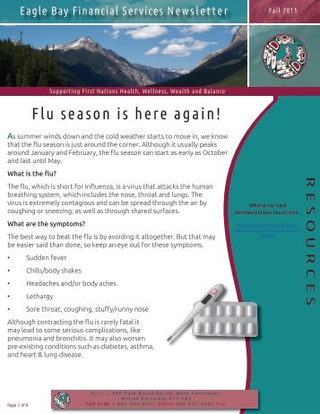 Flu Season is Here Again