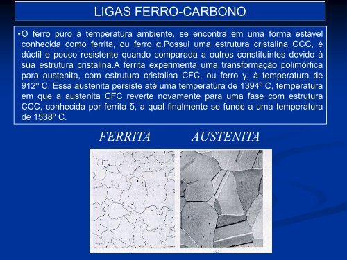 Aula 3-Diagrama Ferro Carbono