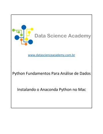 1-Instalando Anaconda Python no Mac