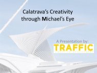 Calatrava’s Creativity through Michael’s Eye