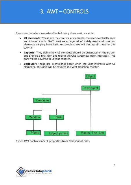 AWT Tutorialspoint Simply Esay Learning