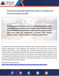 Pyrethroid Insecticide Market Size, Shares, Strategies and Forecasts Analysis By 2022