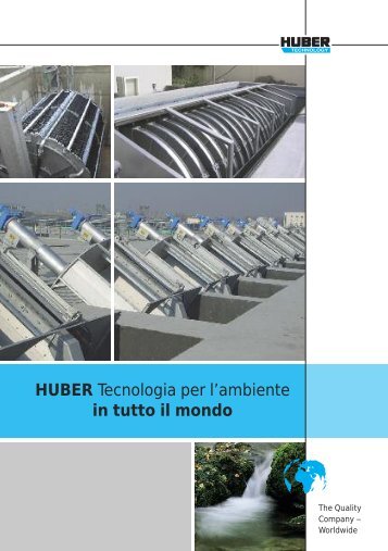 HUBER Tecnologia per l'ambiente in tutto il mondo