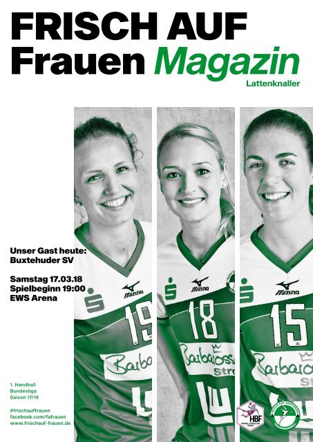 Ausgabe 9 - Saison 2017/2018 - FRISCH AUF Frauen Magazin "LATTENKNALLER"