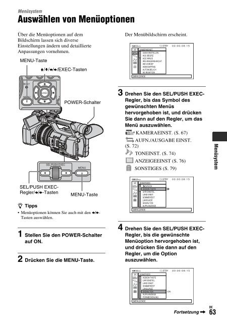 Sony HDR-AX2000E - HDR-AX2000E Consignes d&rsquo;utilisation Allemand