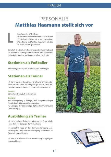 Sv Hoffeld_Stadionzeitung_Saison 2017-2018_Nr3