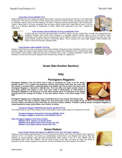 Buedel Food Products Co. Specialty Cheeses, Meats & Groceries ...