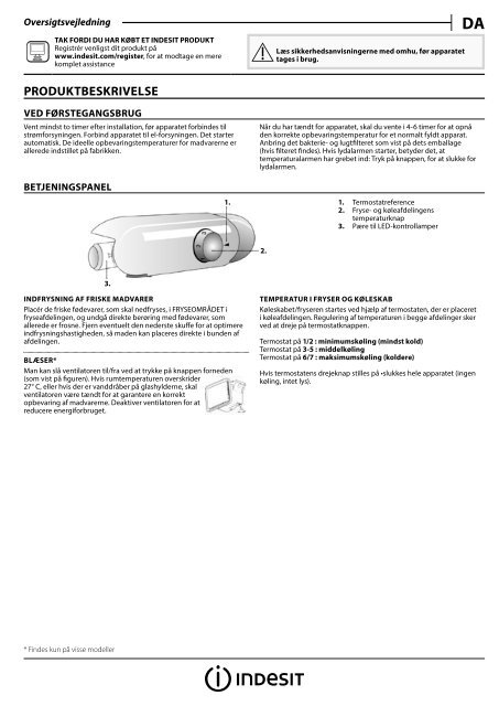 KitchenAid B 18 A1 D S/I MC - B 18 A1 D S/I MC DA (F102969) Setup and user guide