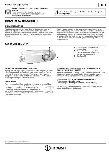 KitchenAid B 18 A1 D S/I - B 18 A1 D S/I RO (F093231) Setup and user guide