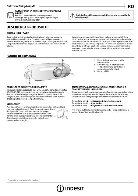 KitchenAid B 18 A1 D S/I - B 18 A1 D S/I RO (F093231) Setup and user guide