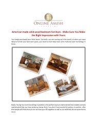 American Made Furniture The Benefits Of Handmade Wood Furniture