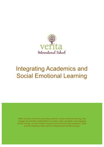 Integrating Academics and Social Emotional Learning - Verita International School, Romania