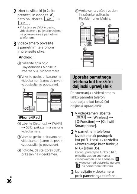 Sony FDR-AXP33 - FDR-AXP33 Consignes d&rsquo;utilisation Slov&eacute;nien