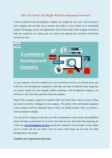 How To Select The Right Web Development Services.docx