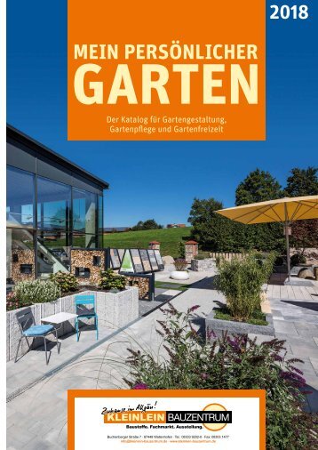 Gartenkatalog 2018 - Kleinlein Bauzentrum
