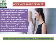 Acer wearable devices NZ - 098015144