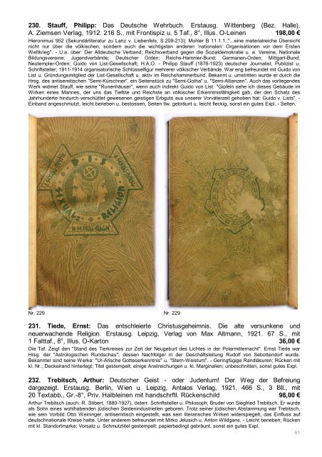 Occulta-Antiquariats-Katalog 17