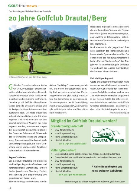 GOLFdirekt news 2018-01