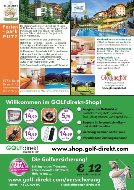 GOLFdirekt news 2018-01