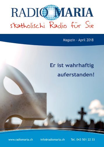 Radio Maria Magazin - April 2018