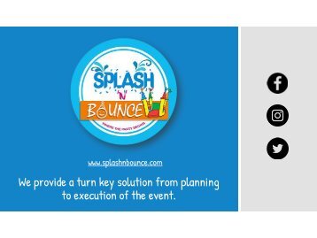 Splash N Bounce | Bouncy Castle