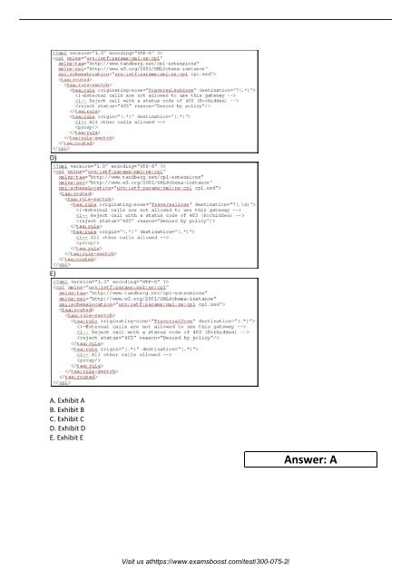 Cisco 300-075 [2018] Updated 300-075 Dumps PDF by ExamsBoost