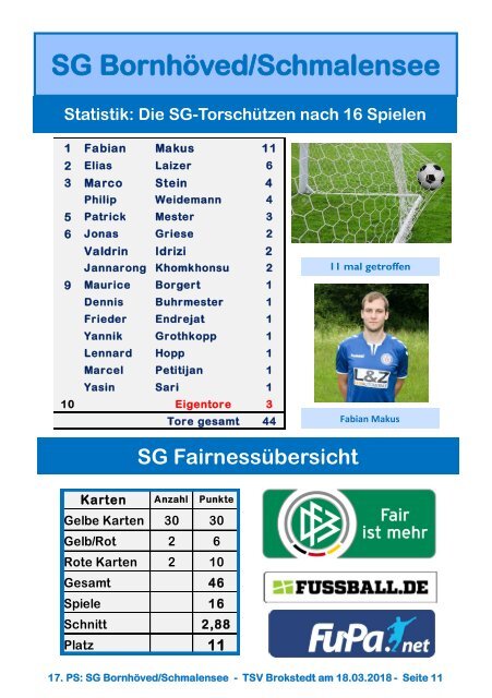 TSV  Stadionzeitung 10-2018-180318