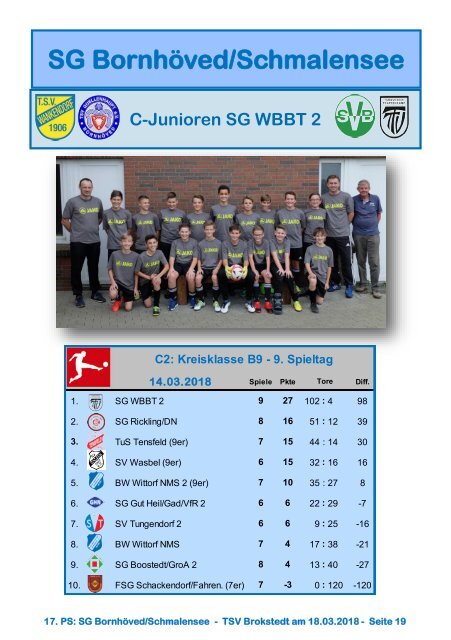 TSV  Stadionzeitung 10-2018-180318