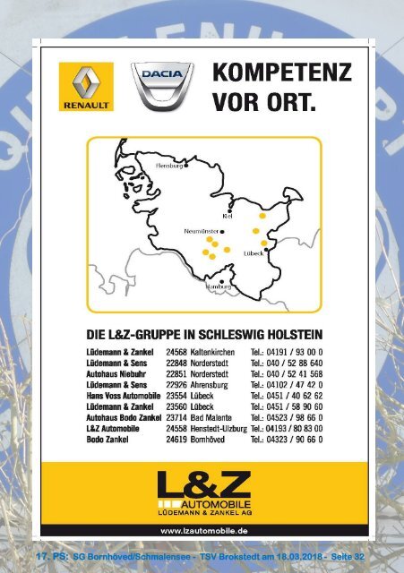 TSV  Stadionzeitung 10-2018-180318