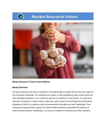 Garlic Extract Market Research Report