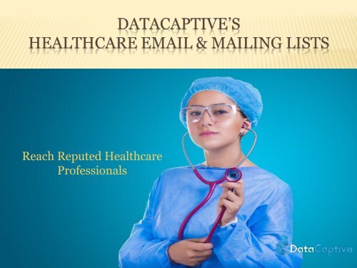Healthcare Mailing List | Medical Email Lists | Healthcare Email Database
