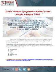 Cardio Fitness Equipments Market Gross Margin Analysis 2018