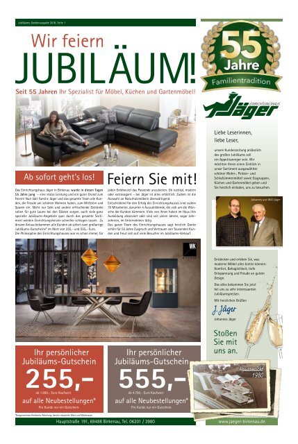 55Jahre Jäger: Hauszeitung
