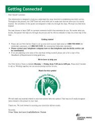 Handbook Requirements Central Maine Power Company Handbook Requirements Central Maine