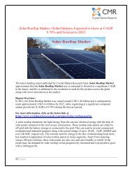 Solar Rooftop Market to Reach Valuation USD 4.14 Billion by 2022 - Crystal Market research