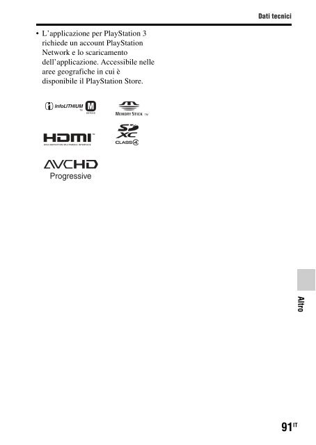 Sony SLT-A65V - SLT-A65V Consignes d&rsquo;utilisation Italien