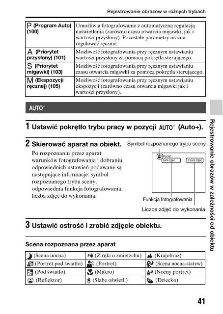 Sony SLT-A65V - SLT-A65V Consignes d&rsquo;utilisation Polonais