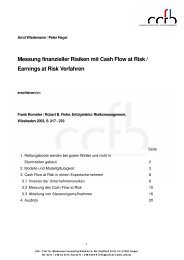 Messung finanzieller Risiken mit Cash Flow at Risk ... - ccfb consulting