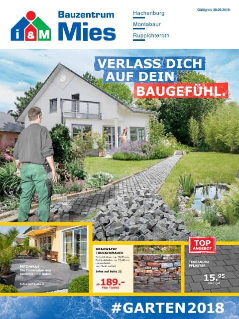 Gartenkatalog Garten 2018 I M Bauzentrum Mies
