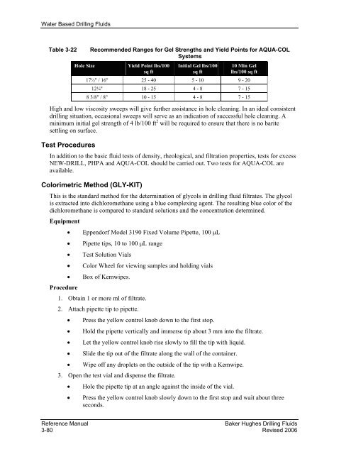 BAKER HUGHES - Drilling Fluids Reference Manual