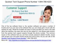 quicken for mac telephone support