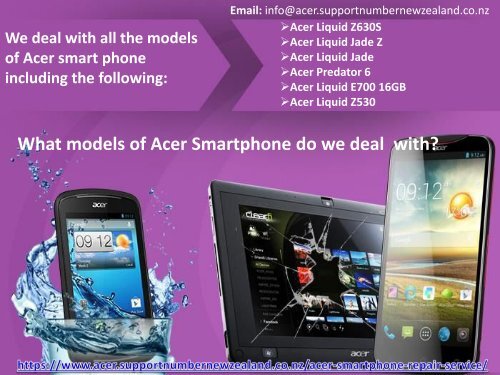 Acer smartphone repair service support Number,098015144