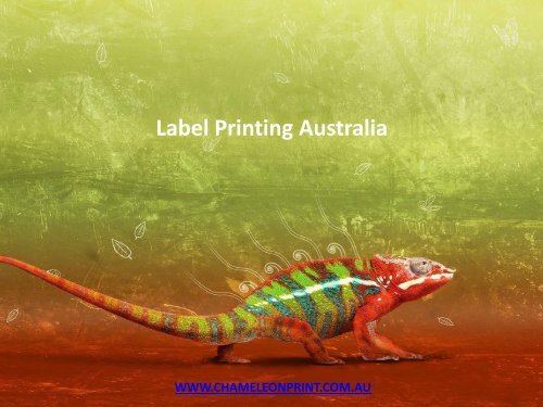 Label Printing Australia