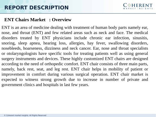 ENT Chairs Market