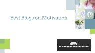 Best Blogs on Motivation   | Sean Hughes