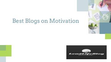 Best Blogs on Motivation   | Sean Hughes