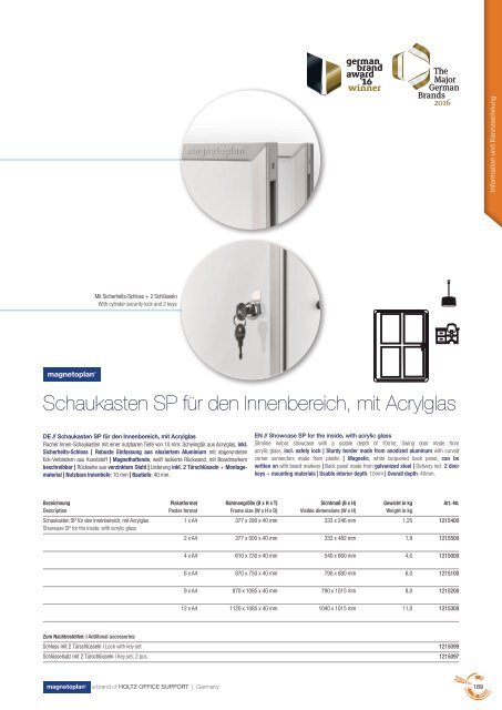 magnetoplan Main Catalogue 2018/2019